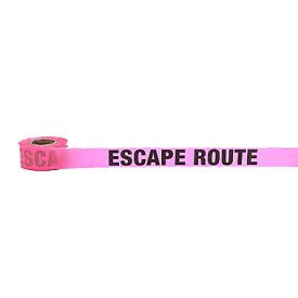 Escape Route Glo Pink Flag Tape (1-1/2" w x 50 yds) - Wildland Warehouse | Gear for Wildland Fire