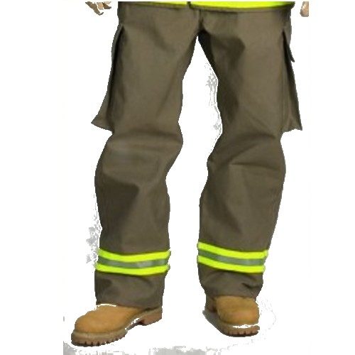 Khaki Nomex Overpants w/ Triple Trim 